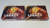 A counterfeit and real copy of board game Pandemic Legacy: Season 1 side-by-side