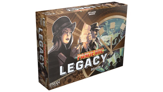 Pandemic Legacy: Season 0 board game components and gameplay