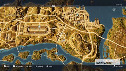 Map of Siwa - Tombs, papyrus puzzles and secrets - Assassin's Creed Origins  Guide