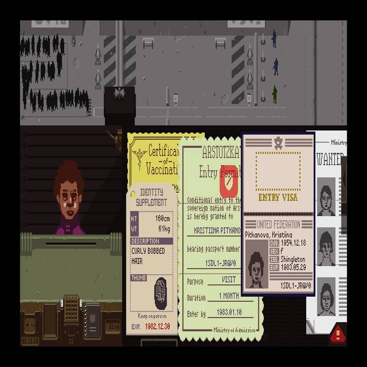 Lucas Pope on X: The save system in Papers Please supports branching from  any day. Might be overkill. #screenshotsaturday  / X