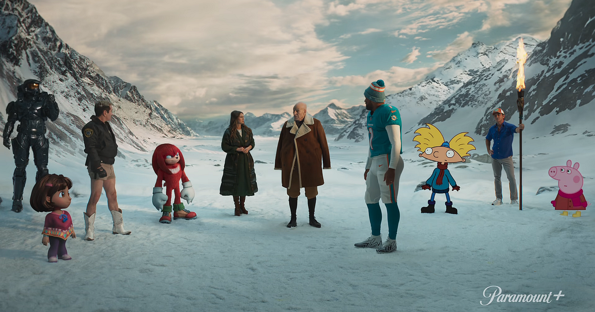 What do Captain Picard, Master Chief, Knuckles, Drew Barrymore, Lt. Dangle, and Creed have in common? A Super Bowl commercial, of course What do Captain Picard, Master Chief, Knuckles, Drew Barrymore, Lt. Dangle, and Creed have in common? A Super Bowl commercial, of course