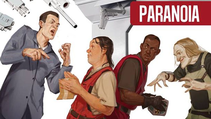 Artwork for Paranoia: Perfect Edition RPG
