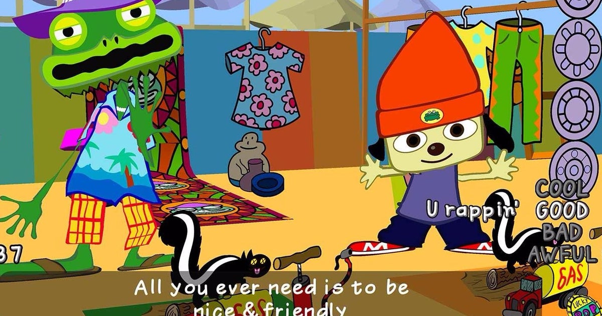 PaRappa the Rapper Remastered release date set | Eurogamer.net