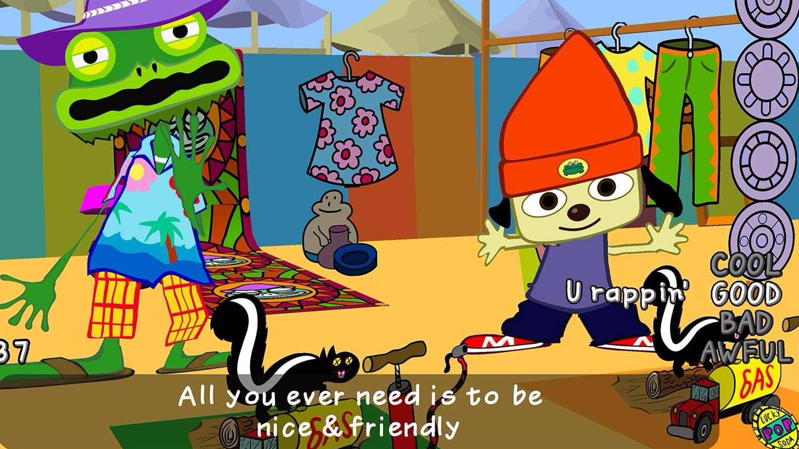 PaRappa the Rapper returns in remastered version of iconic '90s video game 【Video】