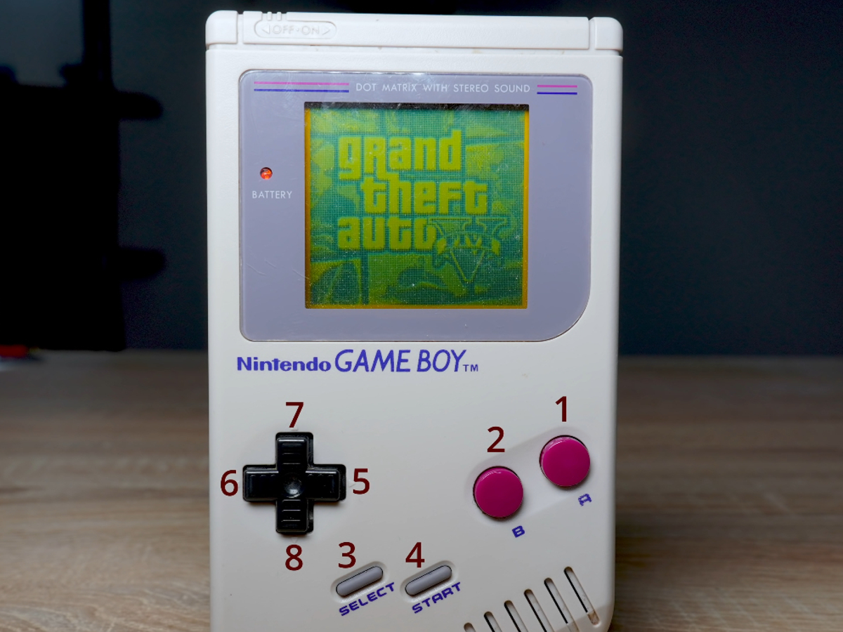 Parece impossível, mas dá para jogar GTA 5 num Game Boy