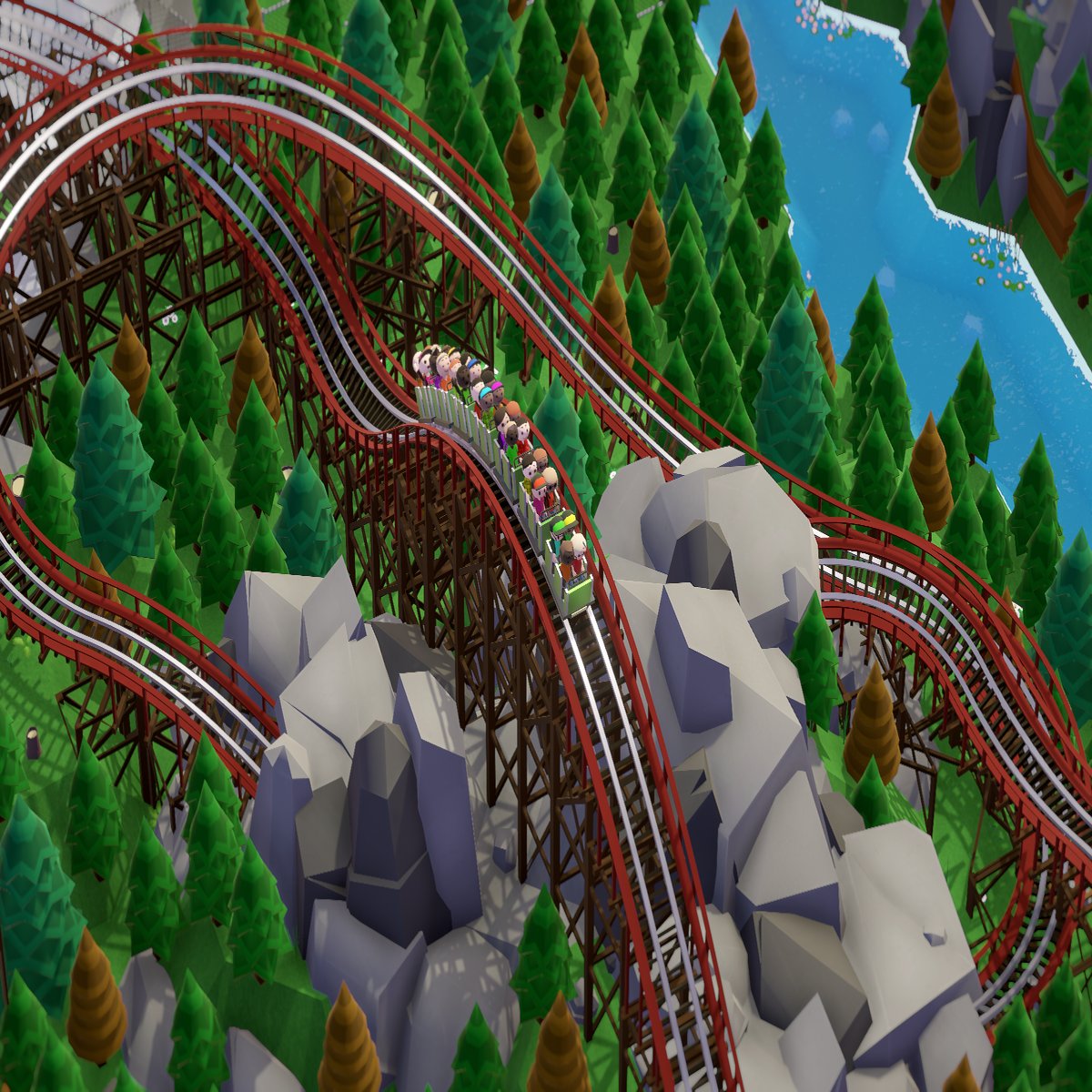My favorite RollerCoaster Tycoon 3 coasters