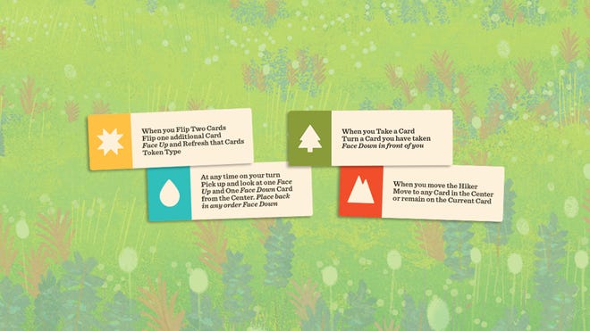 Parks: Memories board game ability tiles