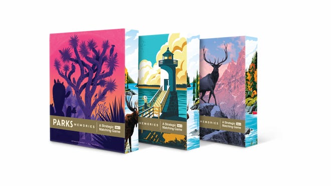 Parks: Memories board game boxes