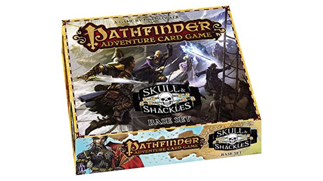An image of the box for Pathfinder Adventure Card Game: Skulls & Shackles.