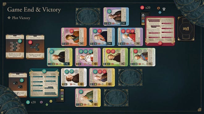 Screenshot from a how-to-play video for historical board game Pax Illuminaten.