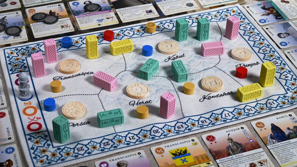 Pax Pamir 2E board game gameplay lifestyle