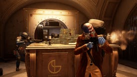 A bank heist in progress in Payday 3.