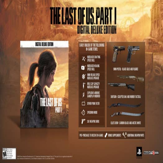 The Last of Us Part 1 FIREFLY Edition For PC Steam New Sealed IN HAND