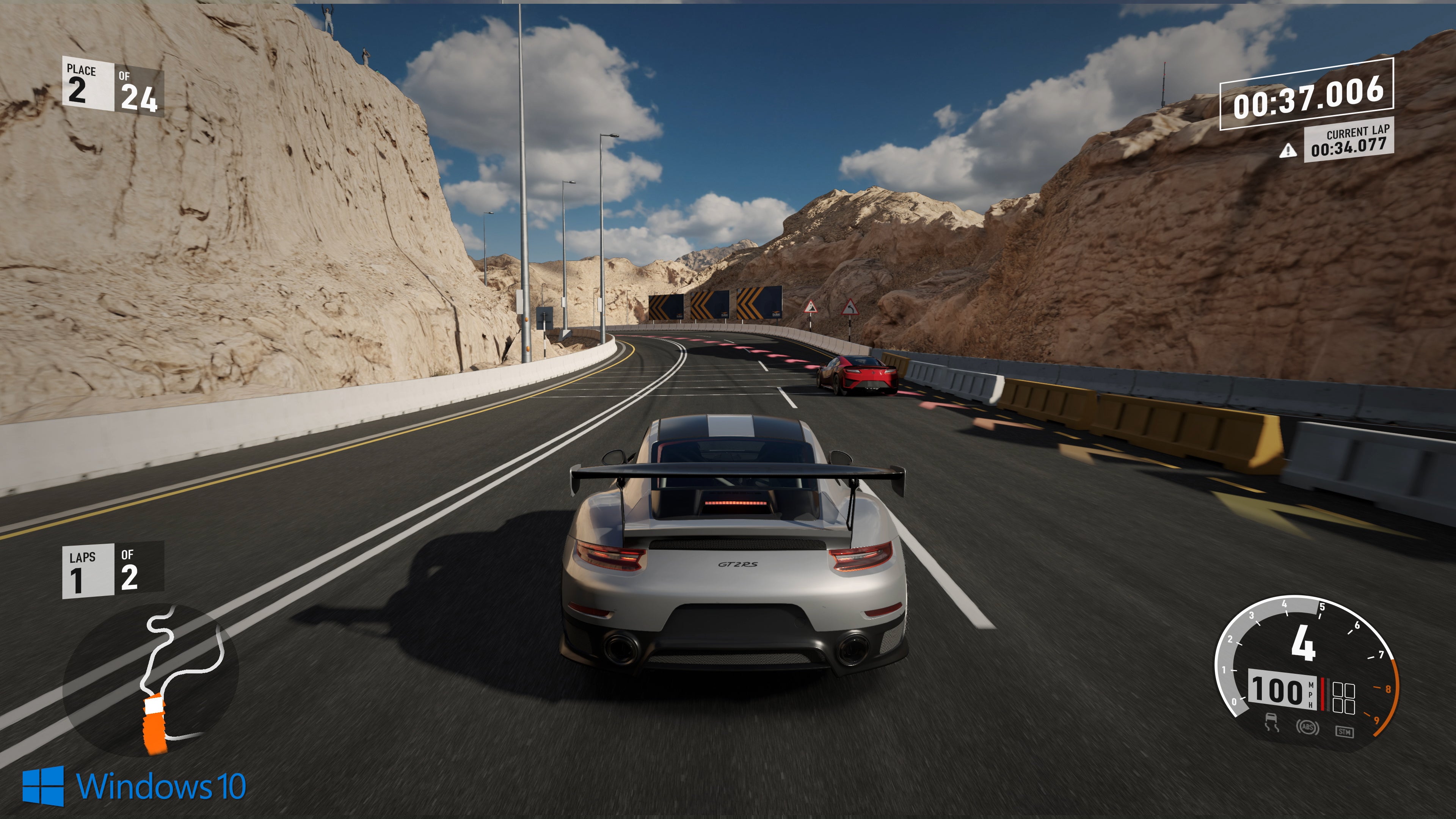 How does Forza 7 improve on Xbox One X over base hardware