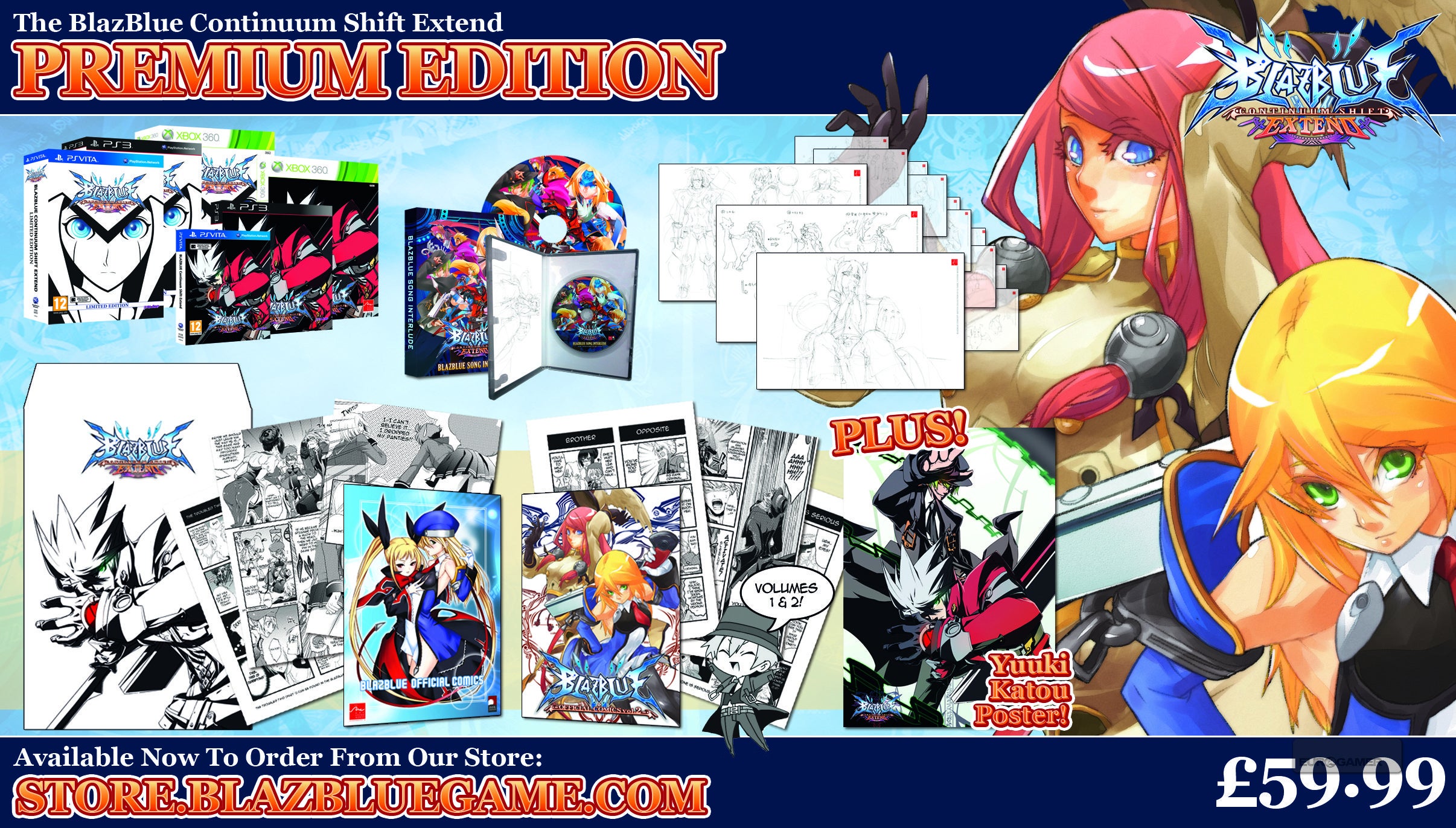 BlazBlue Continuum Shift Extend Premium Edition announced