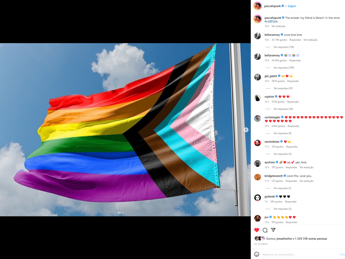Pedro Pascal mostra apoio à comunidade LGBTQIA+