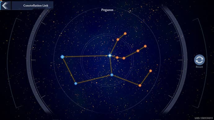 Pegasus Constellation Solution in Tower of Fantasy