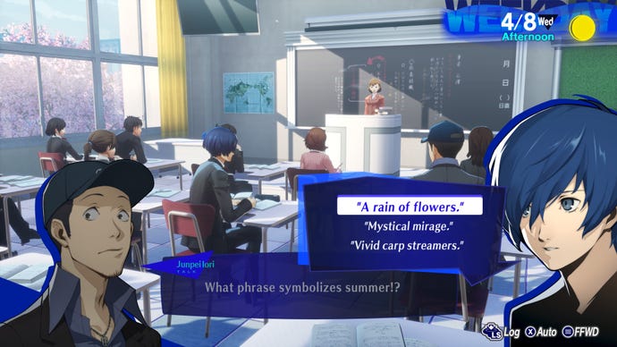 Übernatürliche Teenager-Spielereien in einem Reload-Screenshot von Person 3.