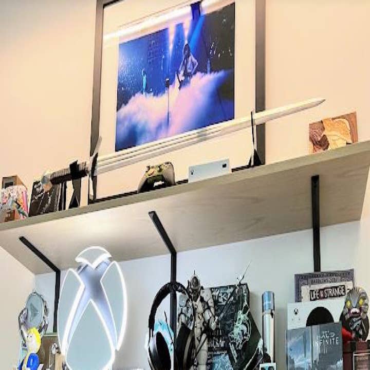 Wario64 on X: Phil Spencer on stream, he has a Kojima Productions Ludens  figure in the background apparently next to the Xbox logo   / X