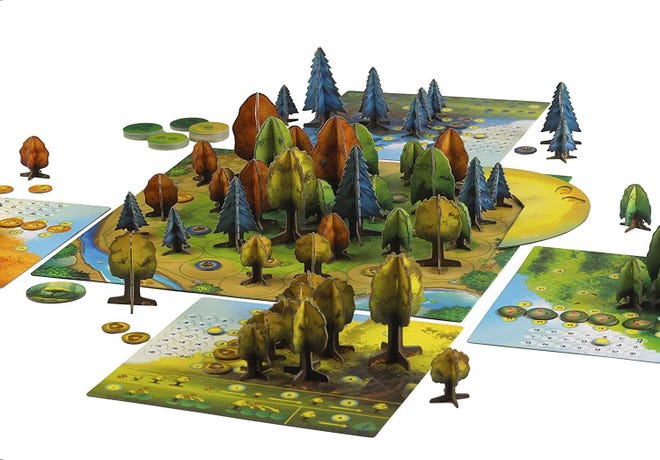 Photosynthesis board game layout