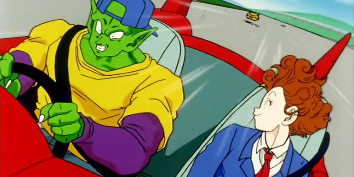 Dragon Ball Z: Kakarot - Saga Cell e Goku e Piccolo na auto escola