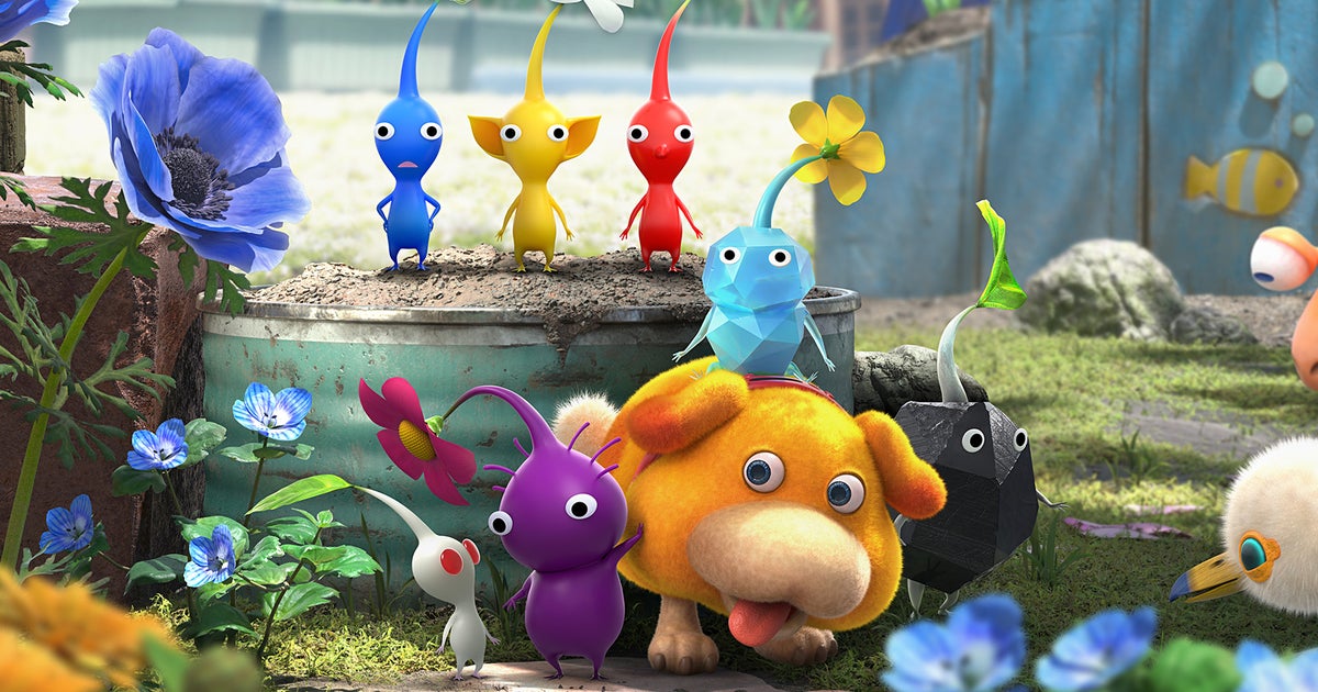 Pikmin 4 simplifie sa stratégie en vous engageant avec un chiot de l’espace qui vole la scène Pikmin 4 simplifie sa stratégie en vous engageant avec un chiot de l’espace qui vole la scène