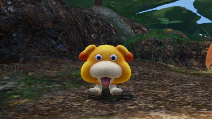 Pikmin 4's lovable Oatchi spacedog.