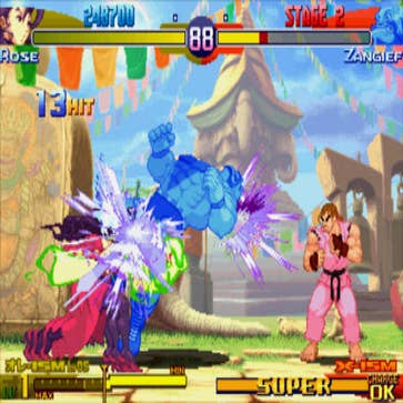 Street Fighter Alpha 3 Max [PSP] - Guile Gameplay (Expert Mode