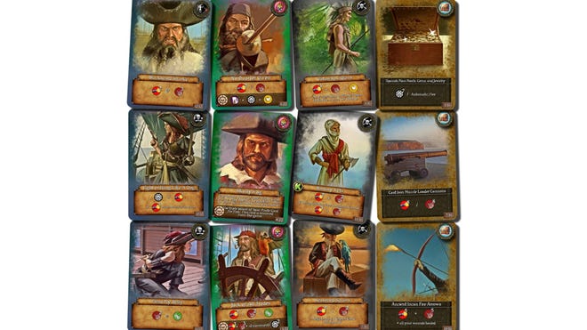 An image of the cards for Pirate Republic.