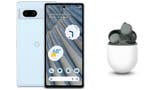 Here's a great Google Pixel 7a bundle with Pixel Buds A series and a £50 Currys gift card