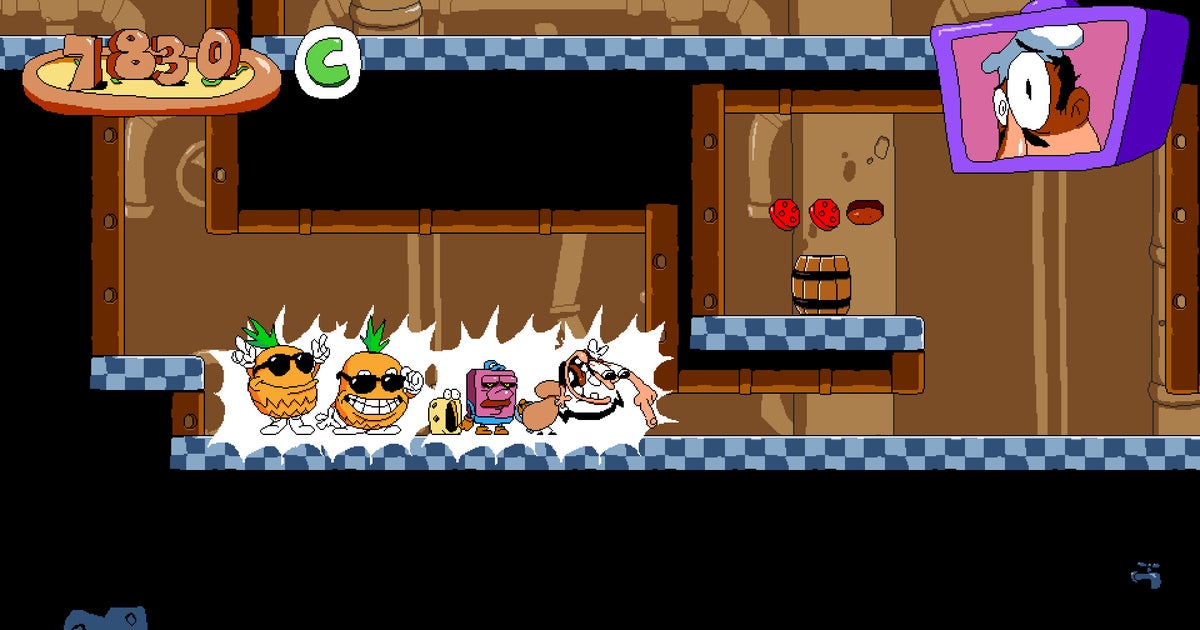 Pizza Tower is a bizarre homage to Wario Land that really makes me