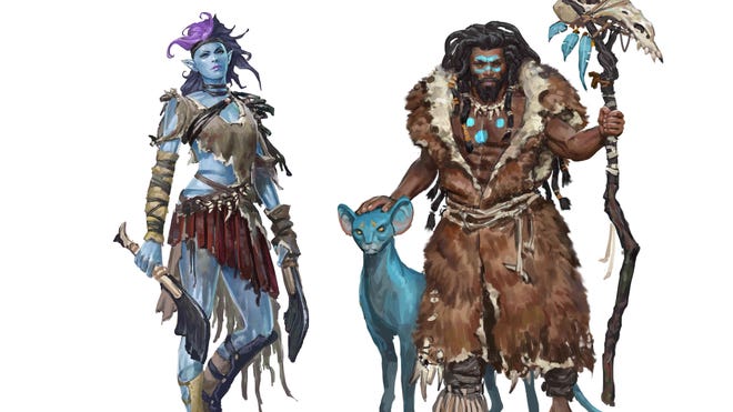 Planagea characters artwork