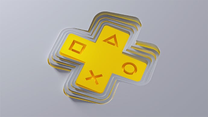 The PlayStation Plus logo.