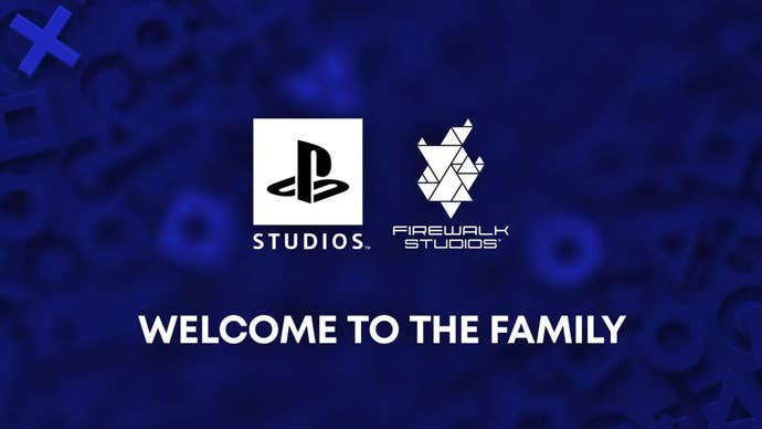 PlayStation has acquired Firewalk Studios, a development team working on an unrevealed multiplayer title. This card announces that information.