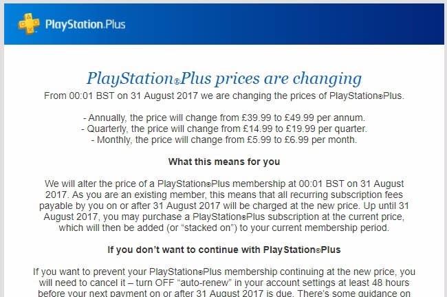 PlayStation Plus price hike announced for Europe