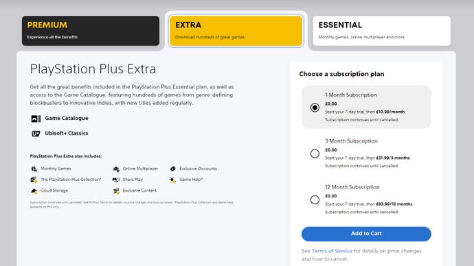 PlayStation Plus Extra agora começa com uma avaliação gratuita