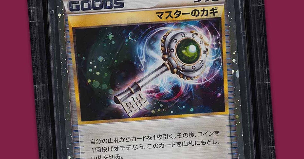 Pokémon Master’s Key prize card, one of 36 ever made, triples its sales ...