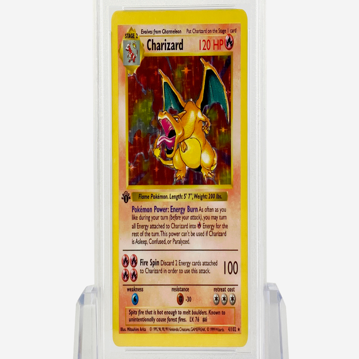 1999 shiny Charizard Pokémon card sells for record £169,000