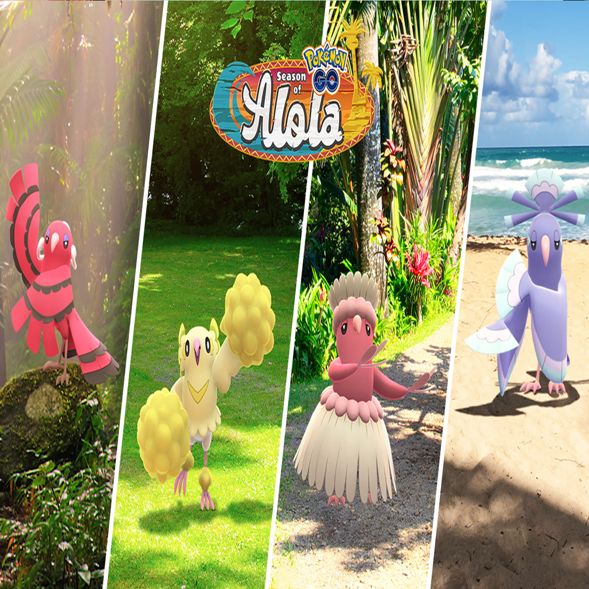 Welcome more Pokémon from Alola with the Season of Alola! – Pokémon GO