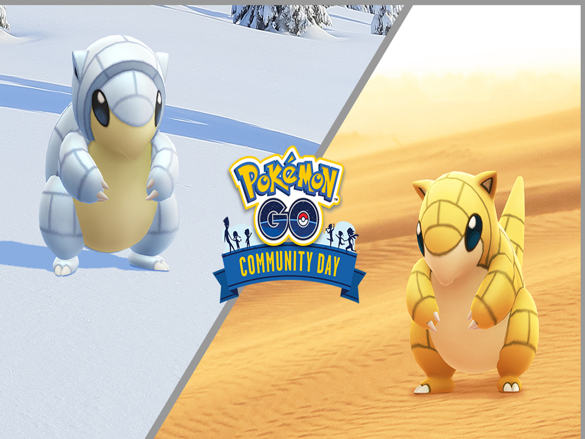 Dia Comunitário de março de 2022: Sandshrew e Sandshrew de Alola – Pokémon  GO