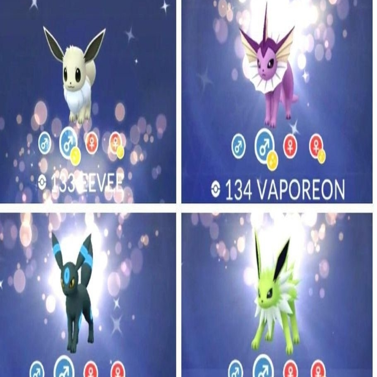 Como escolher as evoluções do Eevee em Pokémon Go