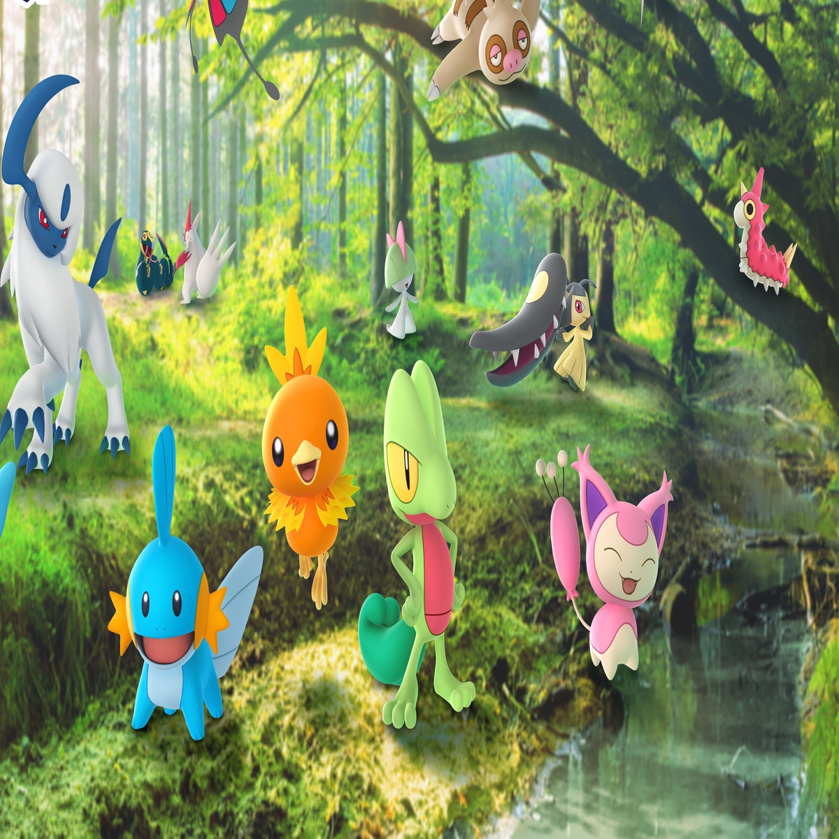 Pokemon Sword & Shield / Hoenn Starters / Shiny Treecko Mudkip 