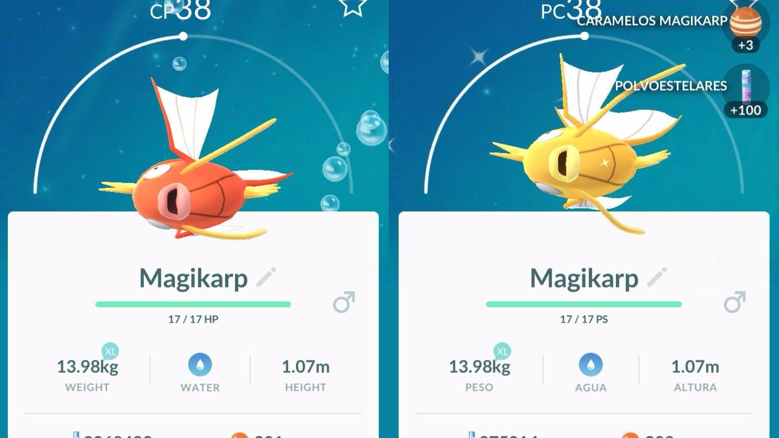 Pokémon Go Shinies - how to catch Shiny Magikarp, Red Gyarados