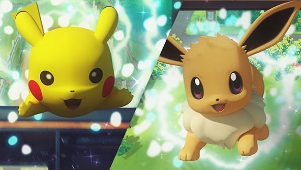 Pokemon let's go sales pikachu e eevee