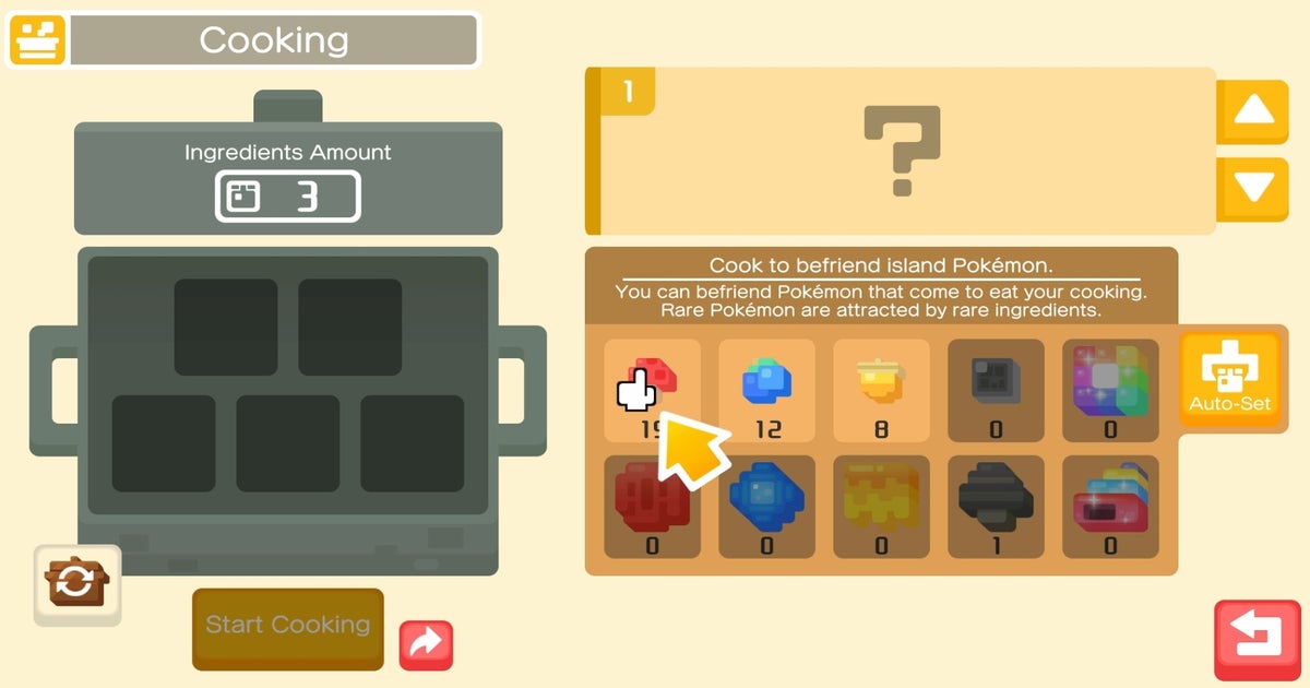 Pokemon Quest recipe guide: Get cookin' with a full list of recipes!