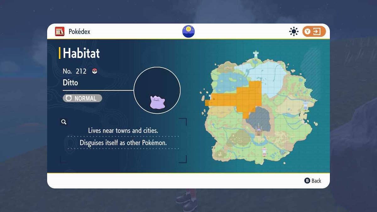 Where to find Ditto in Pokémon Scarlet and Violet