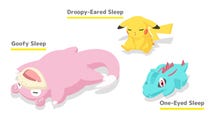 pokemon sleep goofy droopy eared one eyed sleep art