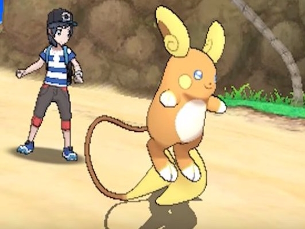 Pokémon Sun & Moon - Raichu com forma Alola