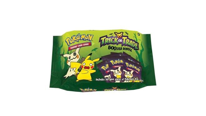 Bag for Pokemon TCG Trick or Trade BOOster cards.