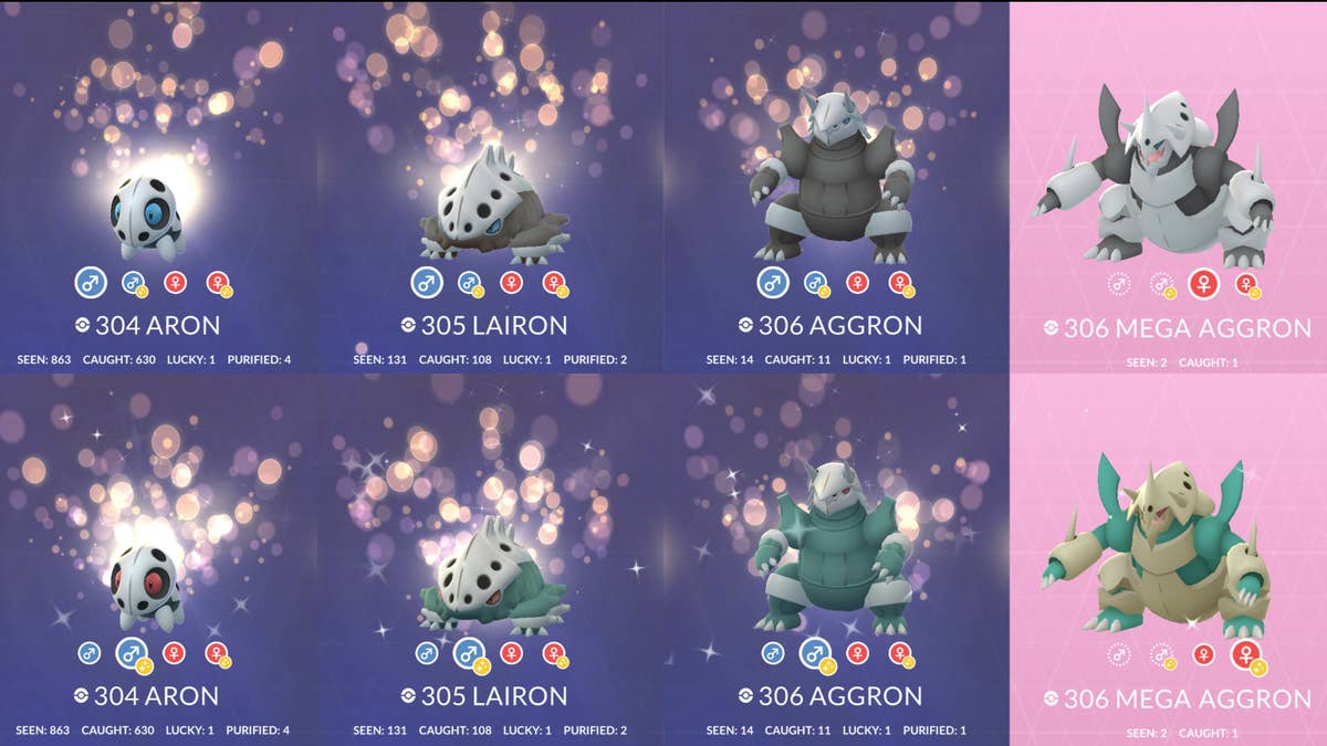 Aggron Build Pokemon Shiny Mega Aggron